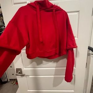 ALO Yoga Red Sweatshirt